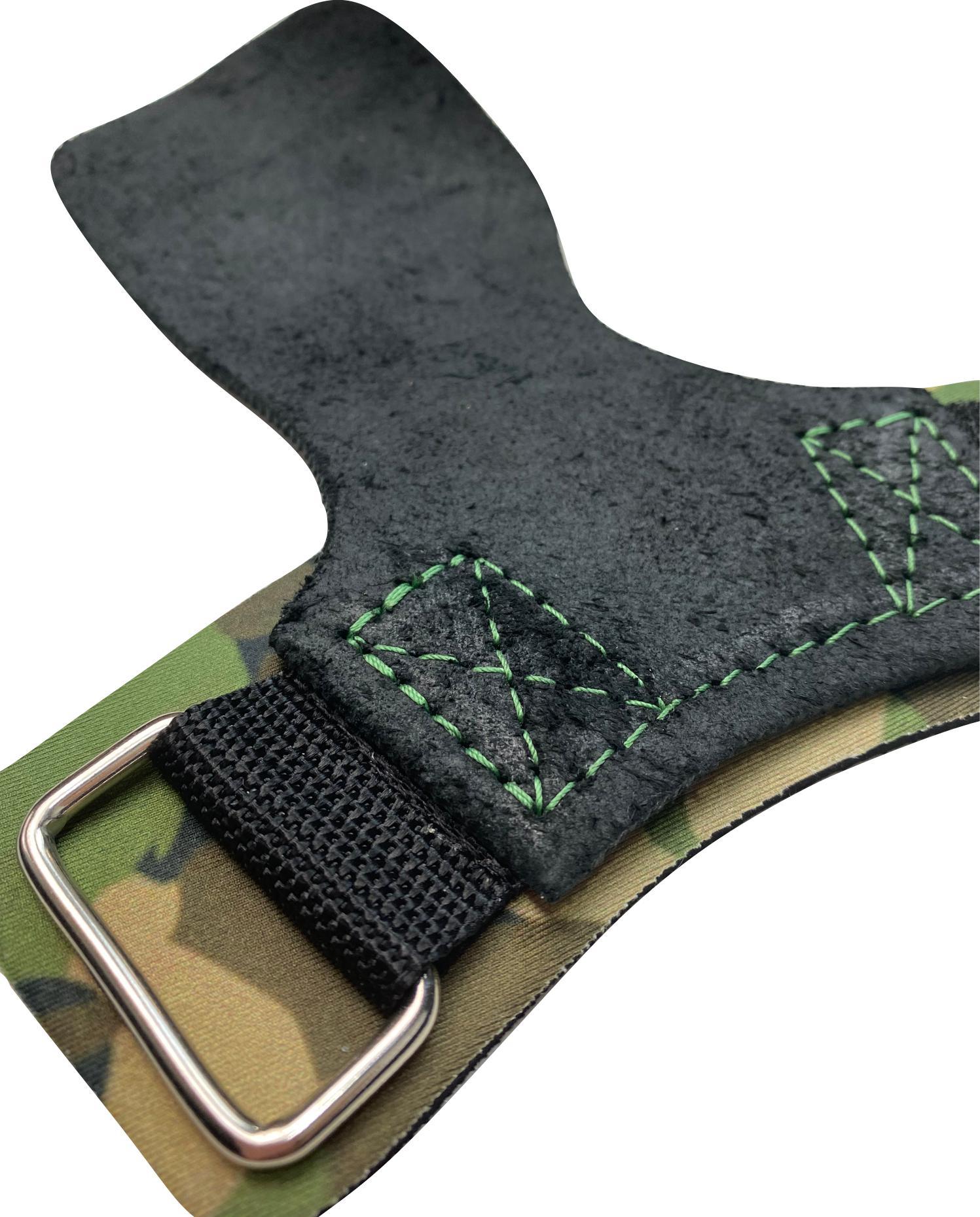 Miniatura Hand Grip Couro Camuflado Verde M