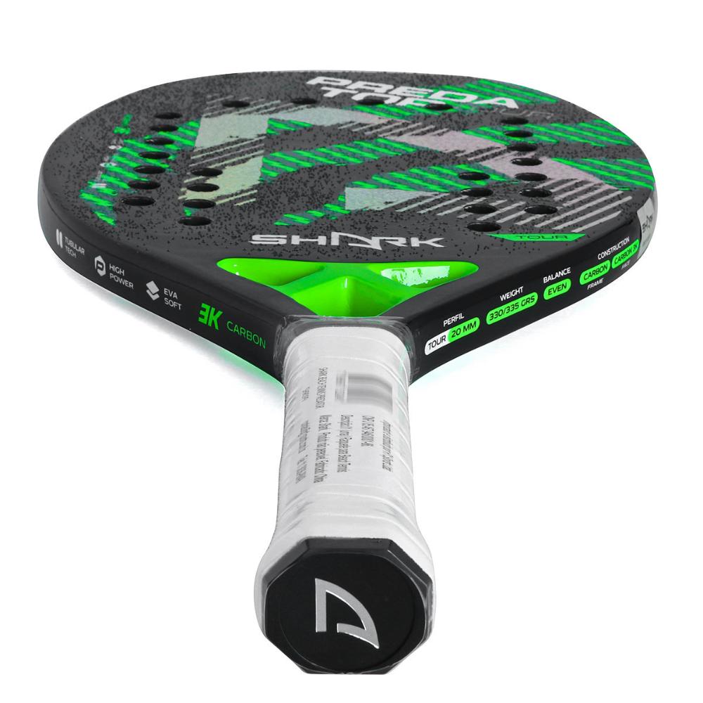 Raquete de Beach Tennis Shark Predator Tour 20mm - Edição Limitada