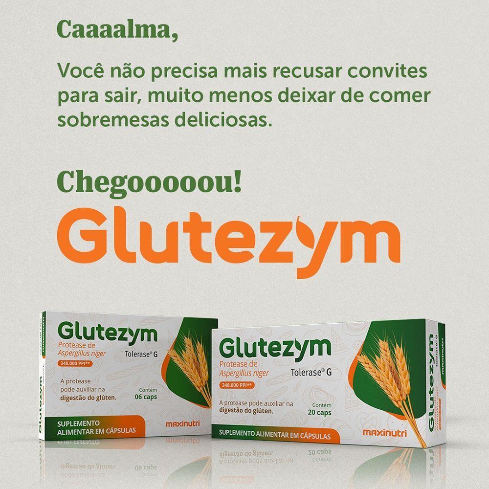 Miniatura Glutezym Maxinutri Auxilia Na Digestão Do Glúten 20 Caps