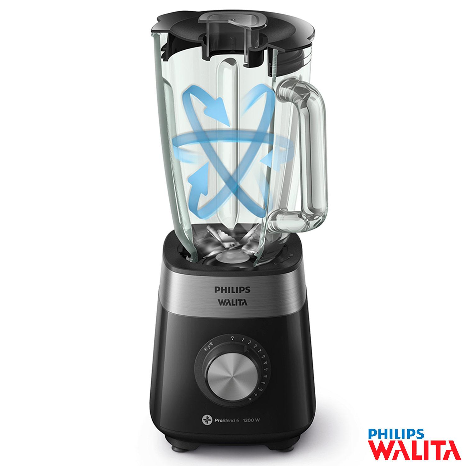 Miniatura Liquidificador Philips Série 5000 com 12 Velocidades e Jarra de Vidro com 2 Litros - RI2242 110