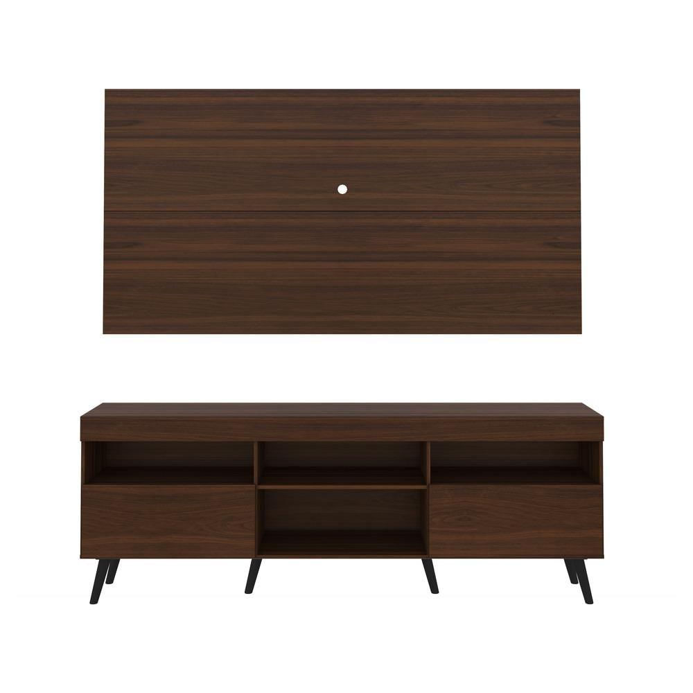 Miniatura Rack com Painel TV até 65" e Pés Retrô Flórida Multimóveis