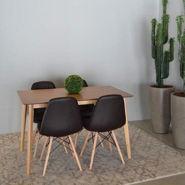 Conjunto 2 Cadeiras Botone Eiffel Rivatti Preto