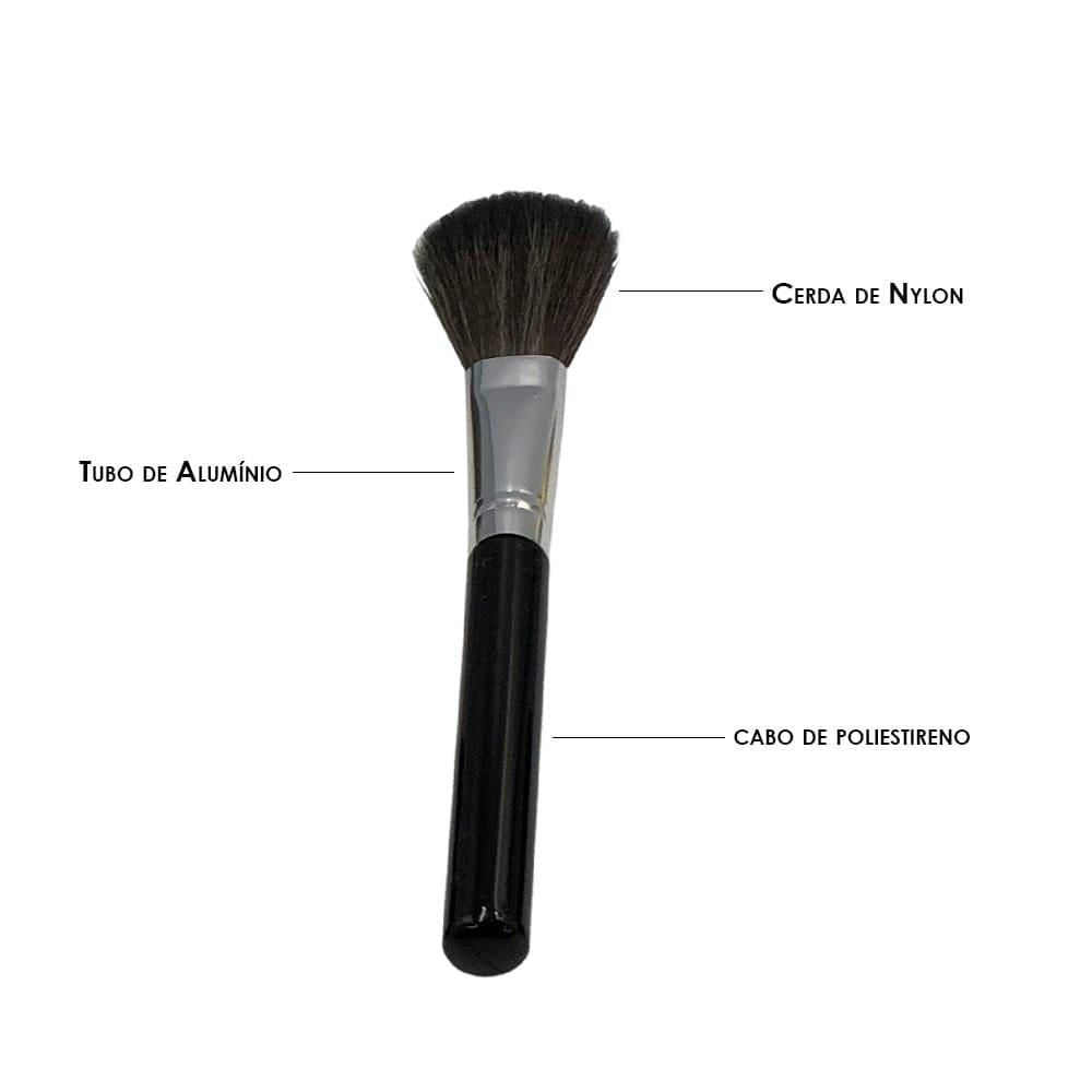 Miniatura Kit 12 Pincel Maquiagem Profissional Make Beleza Completa