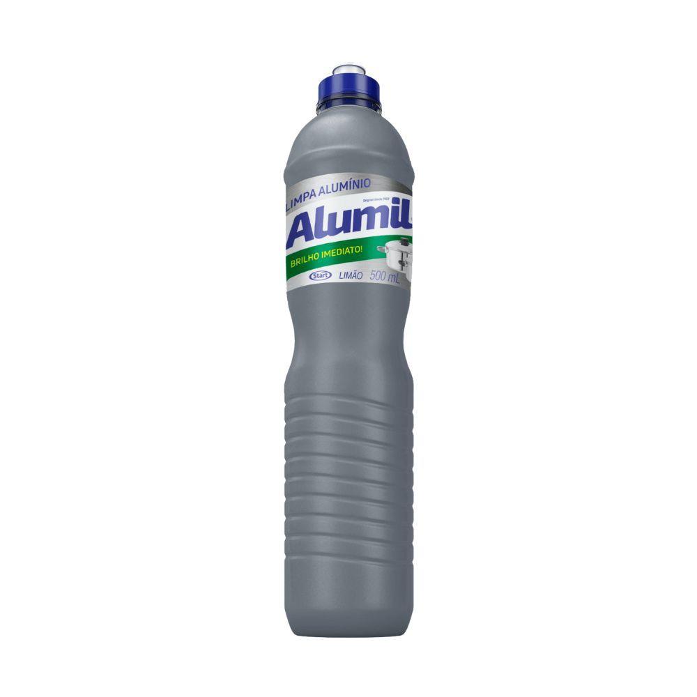 Miniatura Limpa Aluminio Alumil Plus 500ml Limao