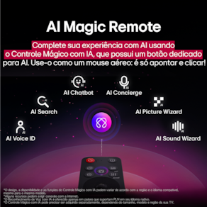 Smart TV 65” 4K LG QNED 65QNED82ASG Processador a7 Gen8 Dolby Atmos WebOS 25 Charcoal Black TV 65" LG QNED 4K 65QNED82ASG WIFI/BT/HDMI