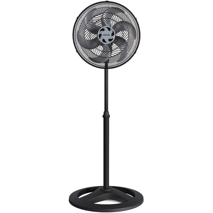 Miniatura Ventilador de Coluna Ventisol Turbo, Preto 110 Volts