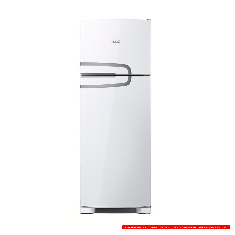 Geladeira Consul Frost Free Duplex 340 litros Branca com Prateleiras Altura Flex 220V