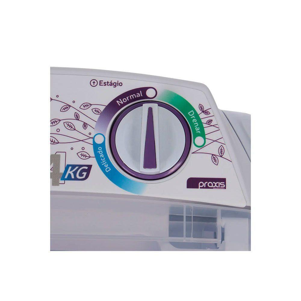 Maquina De Lavar Roupas Praxis 4 Kg 380w 5 Modos Mobi Branco 220v 220V