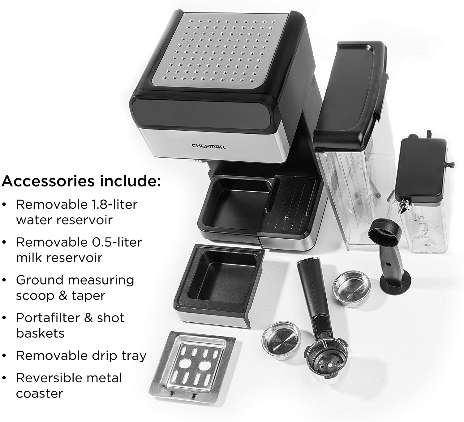 Miniatura Máquina de café expresso 6 em 1 Chefman