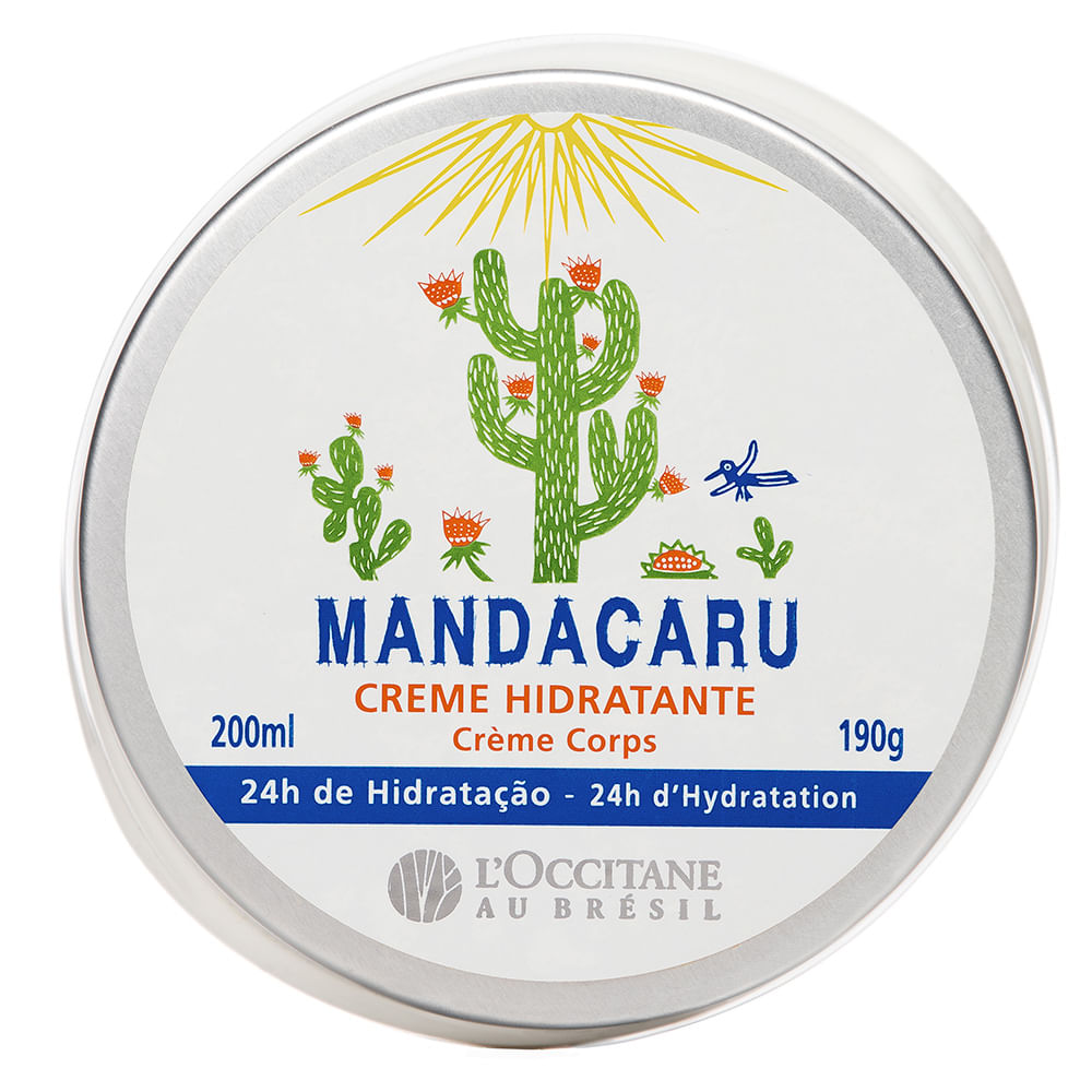 Miniatura Creme Hidratante Corporal L’Occitane au Brésil Mandacaru 200ml