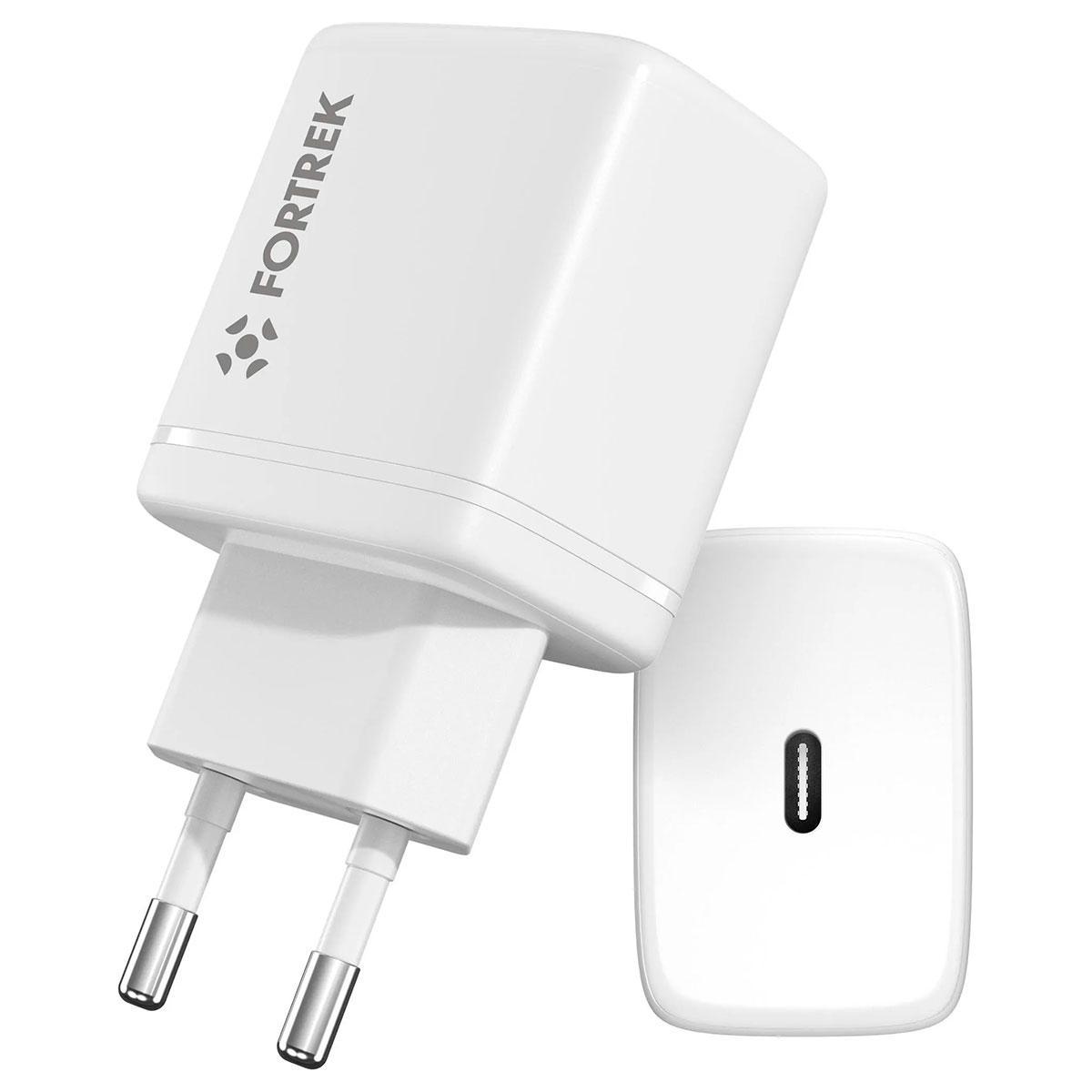 Miniatura Carregador Fortrek, Fk131B, Tipo C,20W, Universal, - 82660