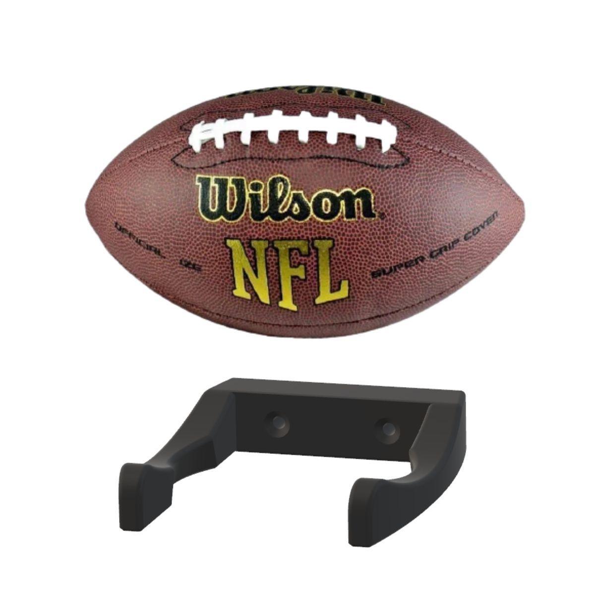 Miniatura Suporte De Parede Para Bola De Futebol Americano