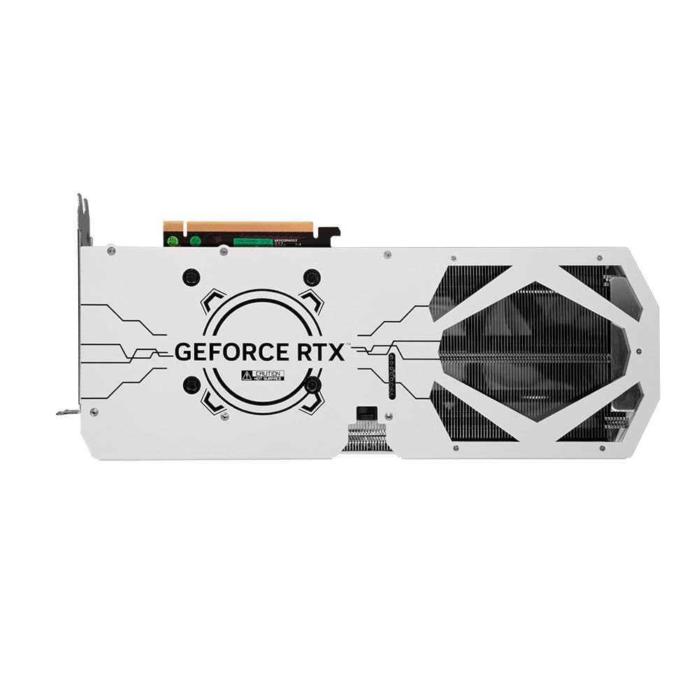 Placa de Vídeo Galax GeForce RTX 4070 EX Gamer White 12GB GDDR6X 192 bits - 47NOM7MD7KWH Branco