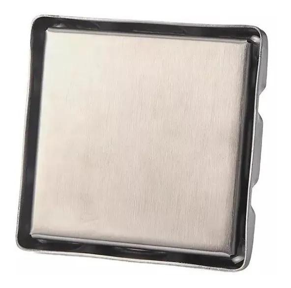 Miniatura 2X Ralo Invisível Oculto 10X10 Em Aço Inoxidável 304 Premium