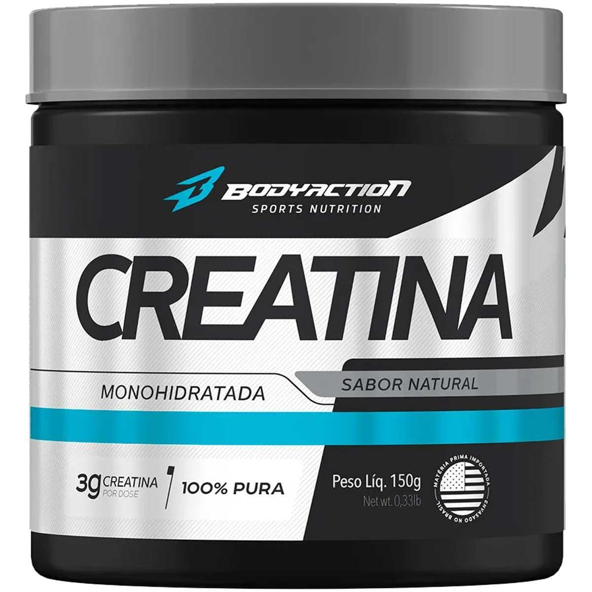 Miniatura Kit 2X Creatina Monohidratada 100% Pura 3G Bodyaction 150G