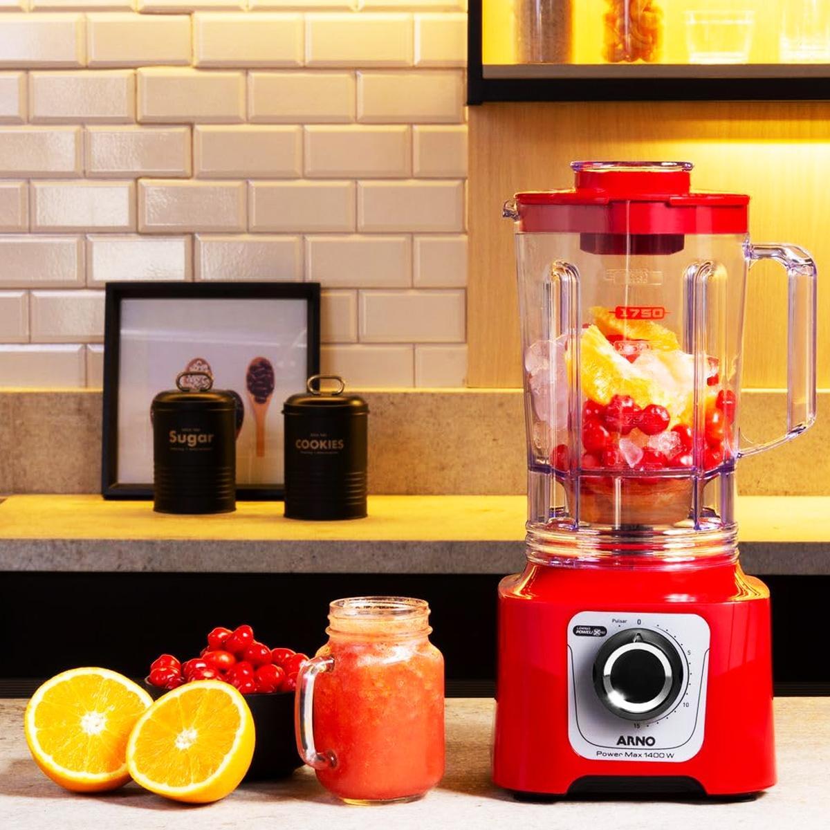 Liquidificador Arno Power Max 5 Vel. 1400W 6 Lâminas 220V