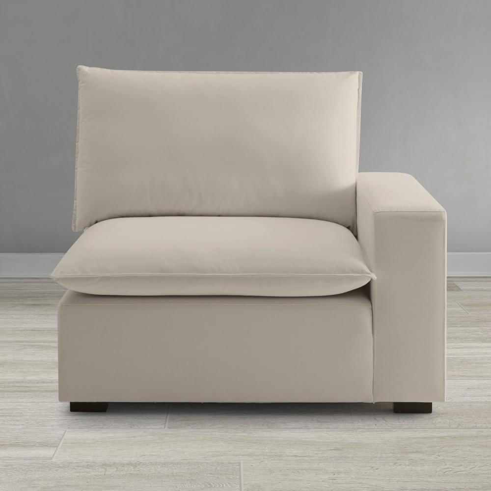 Miniatura Módulo Braço Esquerdo para Sofá Modular Hug 125cm CabeCasa MadeiraMadeira Bege