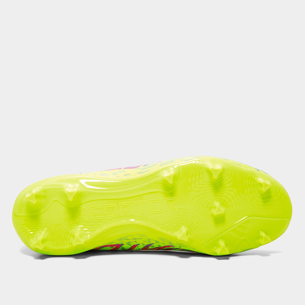 Miniatura Chuteira Campo Infantil Adidas Predator League Verde+Azul - 26