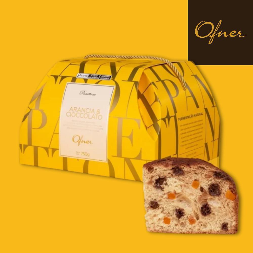 Panettone Ofner Arancia E Cioccolato Kit 8 Unidades 750G