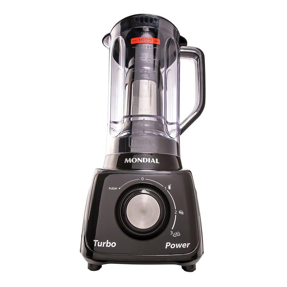 Liquidificador Mondial Turbo Power L-99-fb Liquidificador-220v-preto 220V