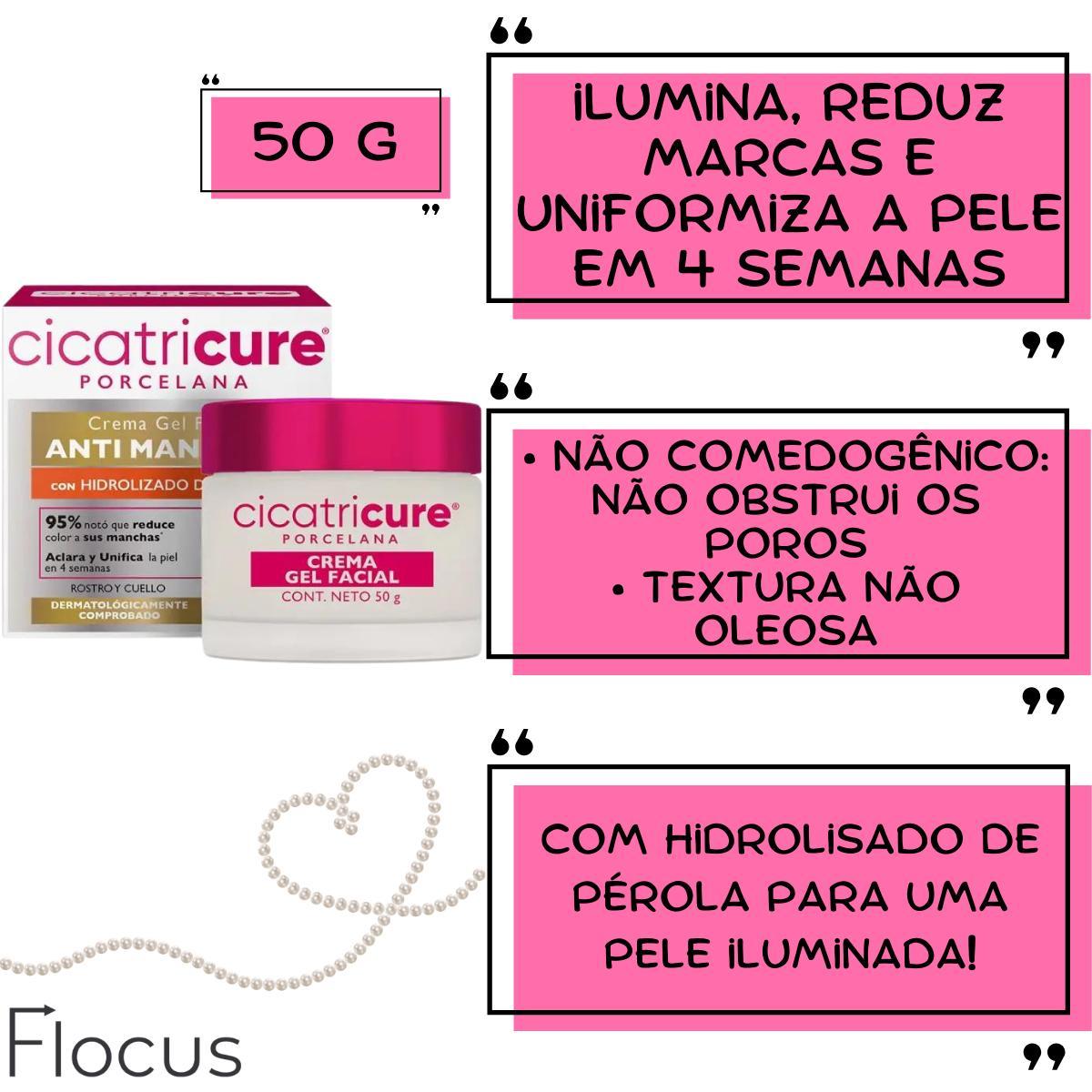 Kit Cicatricure Contorno Olhos Porcelana Antirrugas Antissin