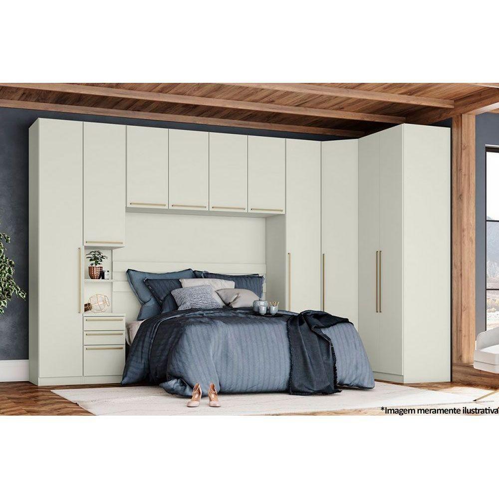 Miniatura Guarda Roupa Modulado Mc08 Seletto C- 2 Portas Areia - Henn