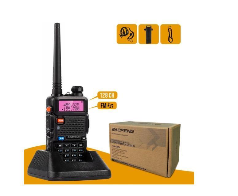 Miniatura Radio Comunicador Ht Walk Talk Baofeng Dual Band Uv-5R