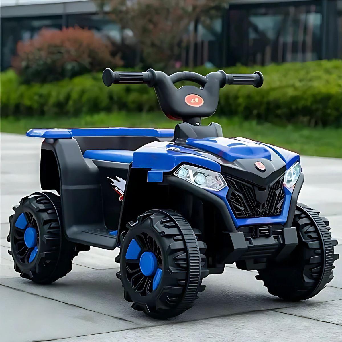 Miniatura Mini Quadriciclo Elétrico Azul Infantil 6V - Zippy Toys