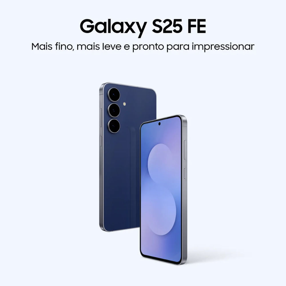 Miniatura Smartphone Galaxy S25 FE 128GB 8GB Samsung Azul
