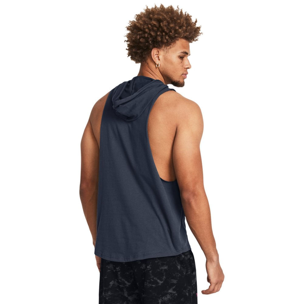 Miniatura Regata de Treino Masculina Under Armour Project Rock LFG Graphic Cinza - M