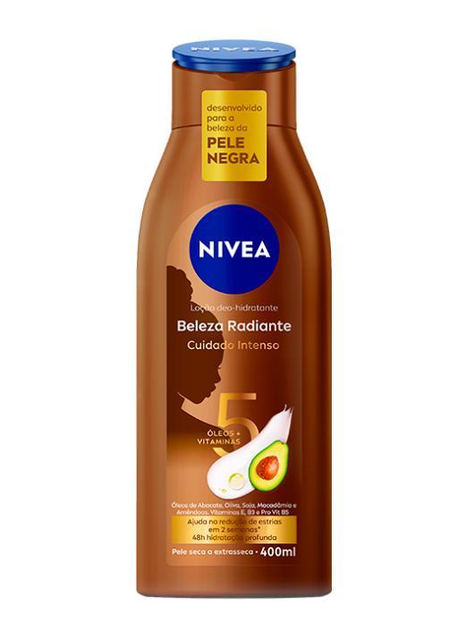 Miniatura Loção Deo Hidratante Nivea Beleza Radiante Cuidado Intenso