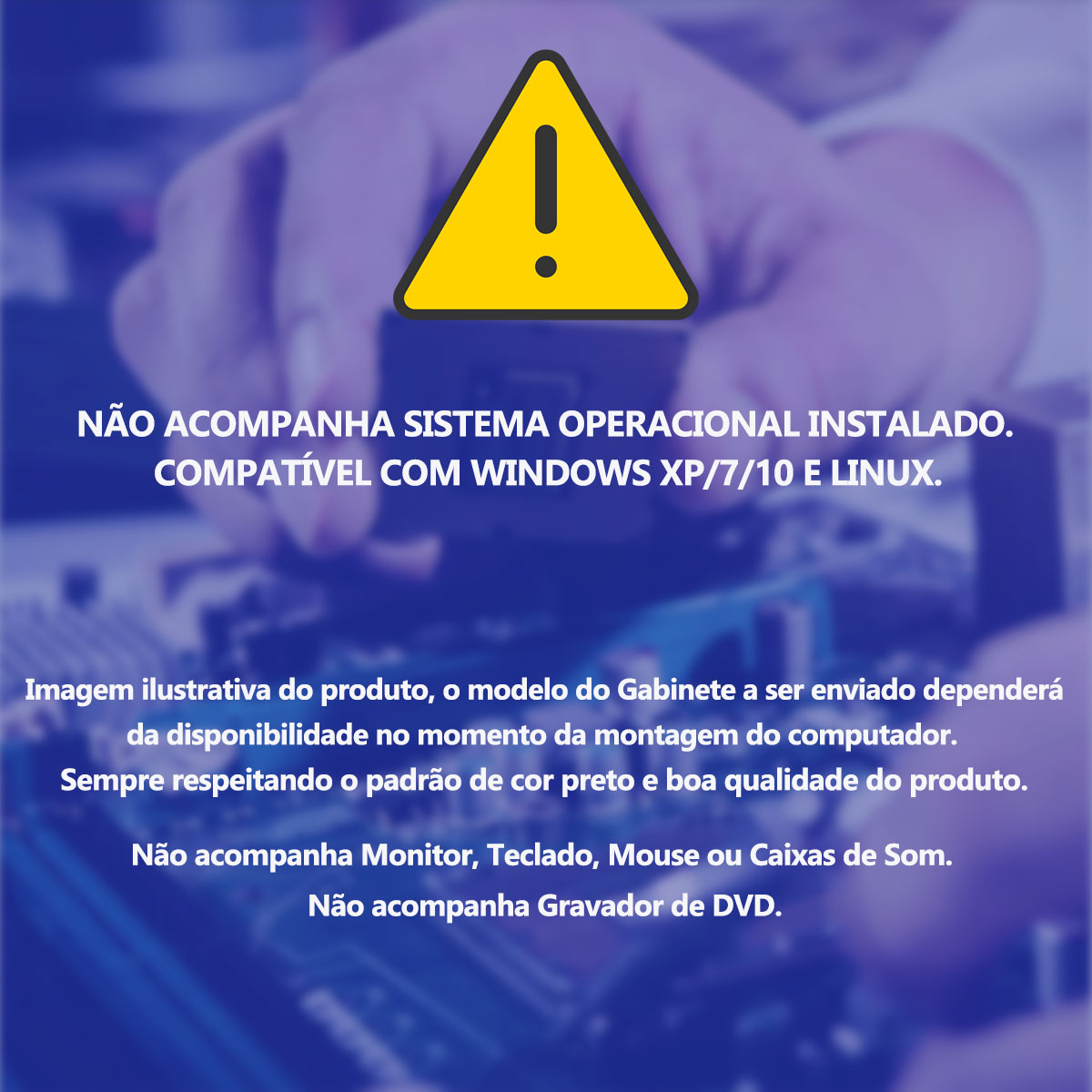 Miniatura Computador Desktop Slim, Intel Core I7 6º Ger, 8GB RAM, SSD 240GB, Conexões USB/VGA/HDMI/LAN/SOM