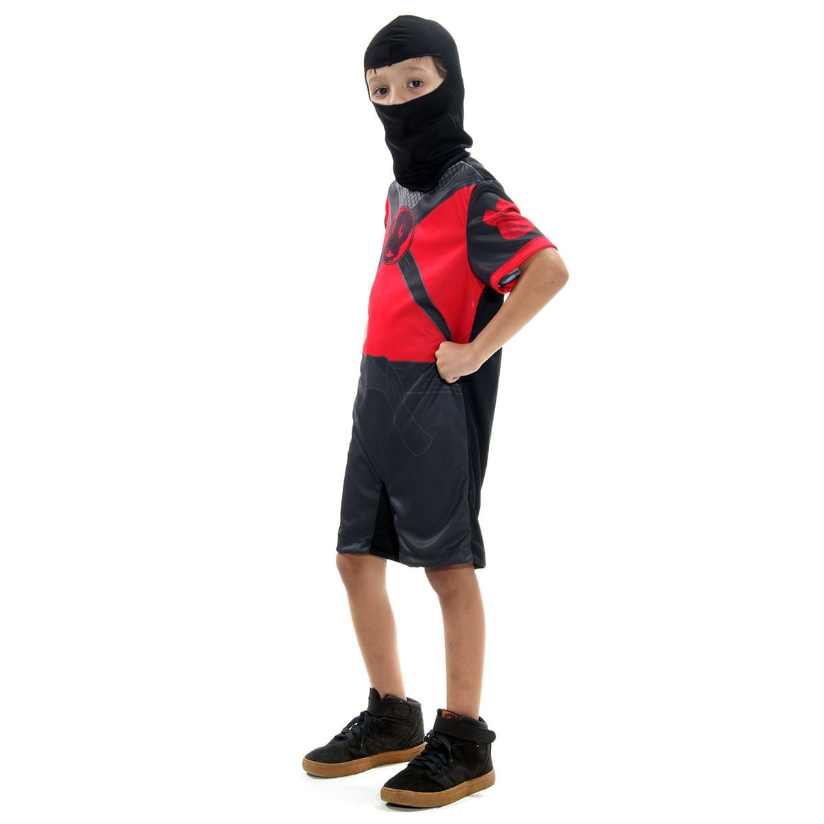 Miniatura Fantasia Guerreiro Ninja Infantil Curto G