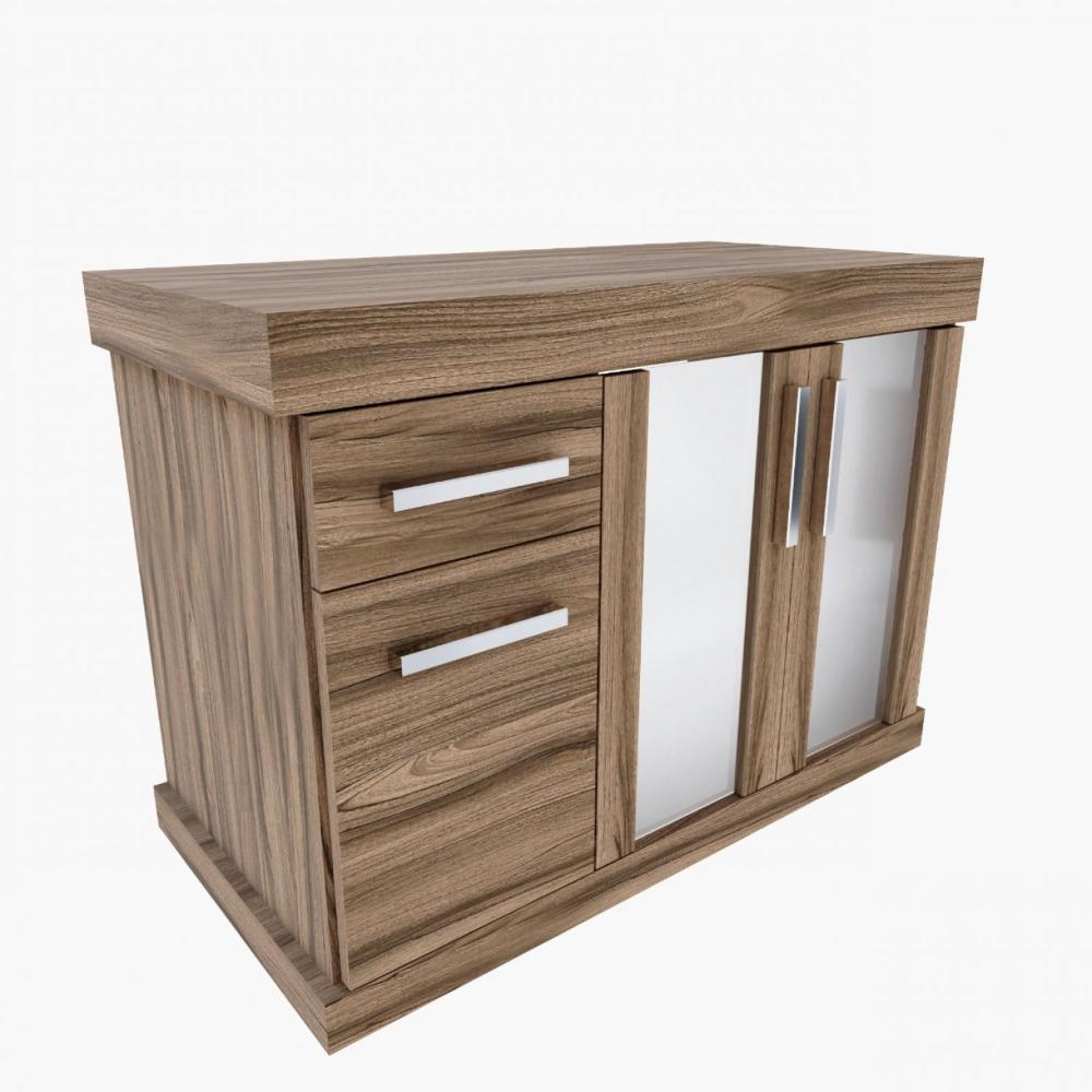 Miniatura Gabinete Atacama 2 Portas e 2 Gavetas Darabas Agardi Terracota