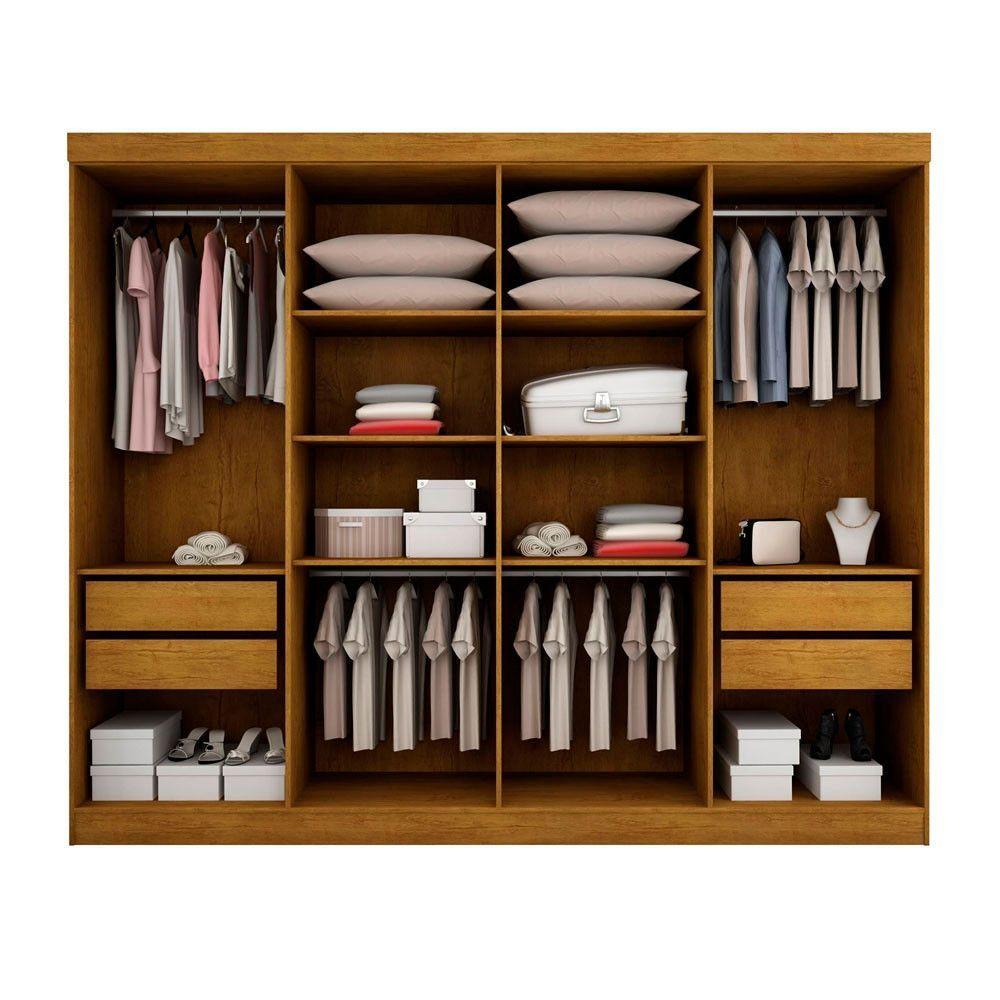 Miniatura Guarda Roupa Casal Hera 8 Portas E 4 Gavetas Rufato Imbuia Com Grafite