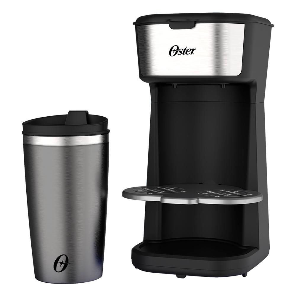 Miniatura Cafeteira Oster 2Day Inox 2 Em 1 Copo Térmico Ocaf200 220V