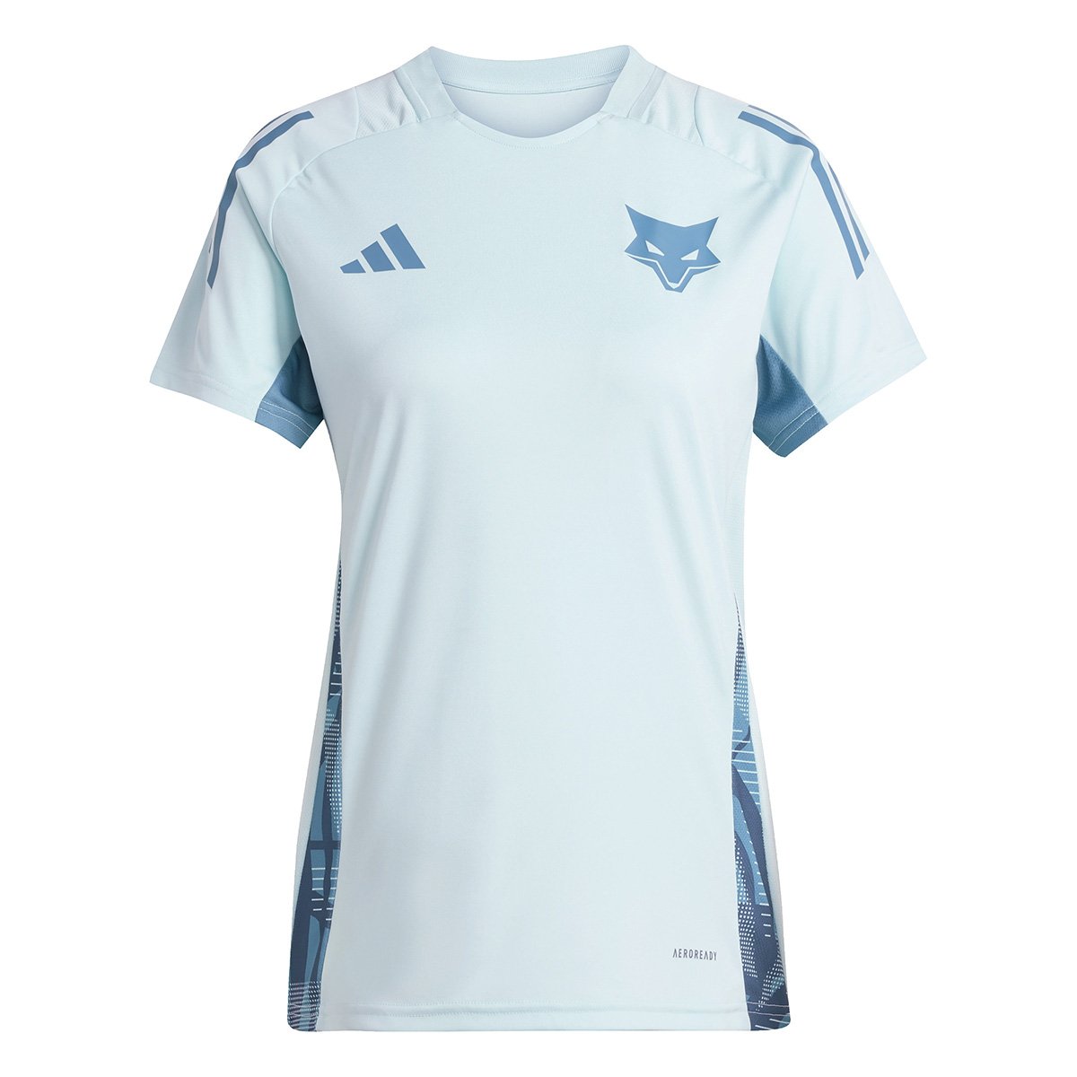 Miniatura Camisa Cruzeiro 25/26 Treino Adidas Feminina Azul Turquesa - EP