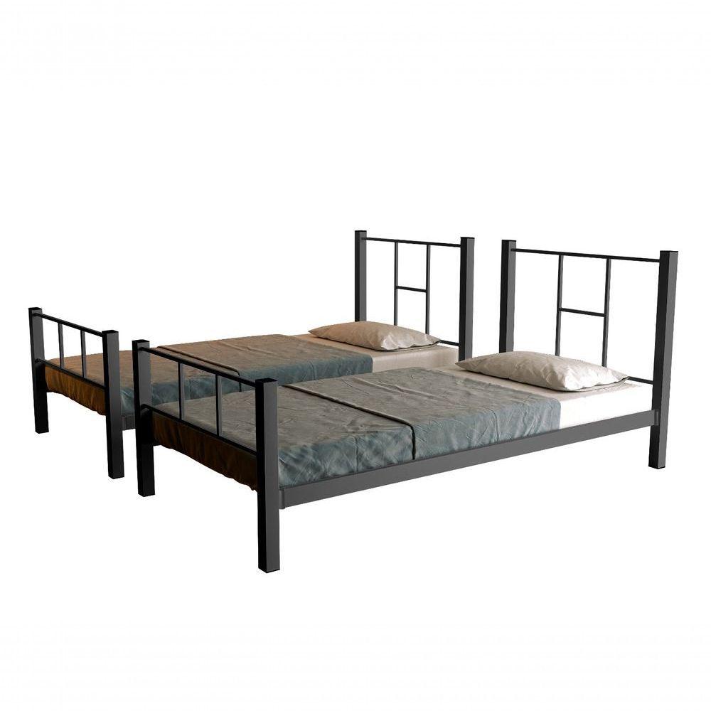 Beliche Em Aço Atenas 2 Camas- Preto Cor:preto