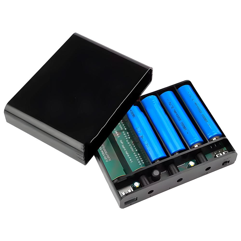 Miniatura Mini Nobreak, Ups, 5V/9V/12V, Para Câmeras E Roteador-Preto