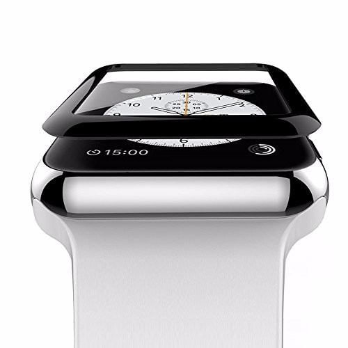 Miniatura Película De Vidro 3d Para Relógios Watch 38mm Preta