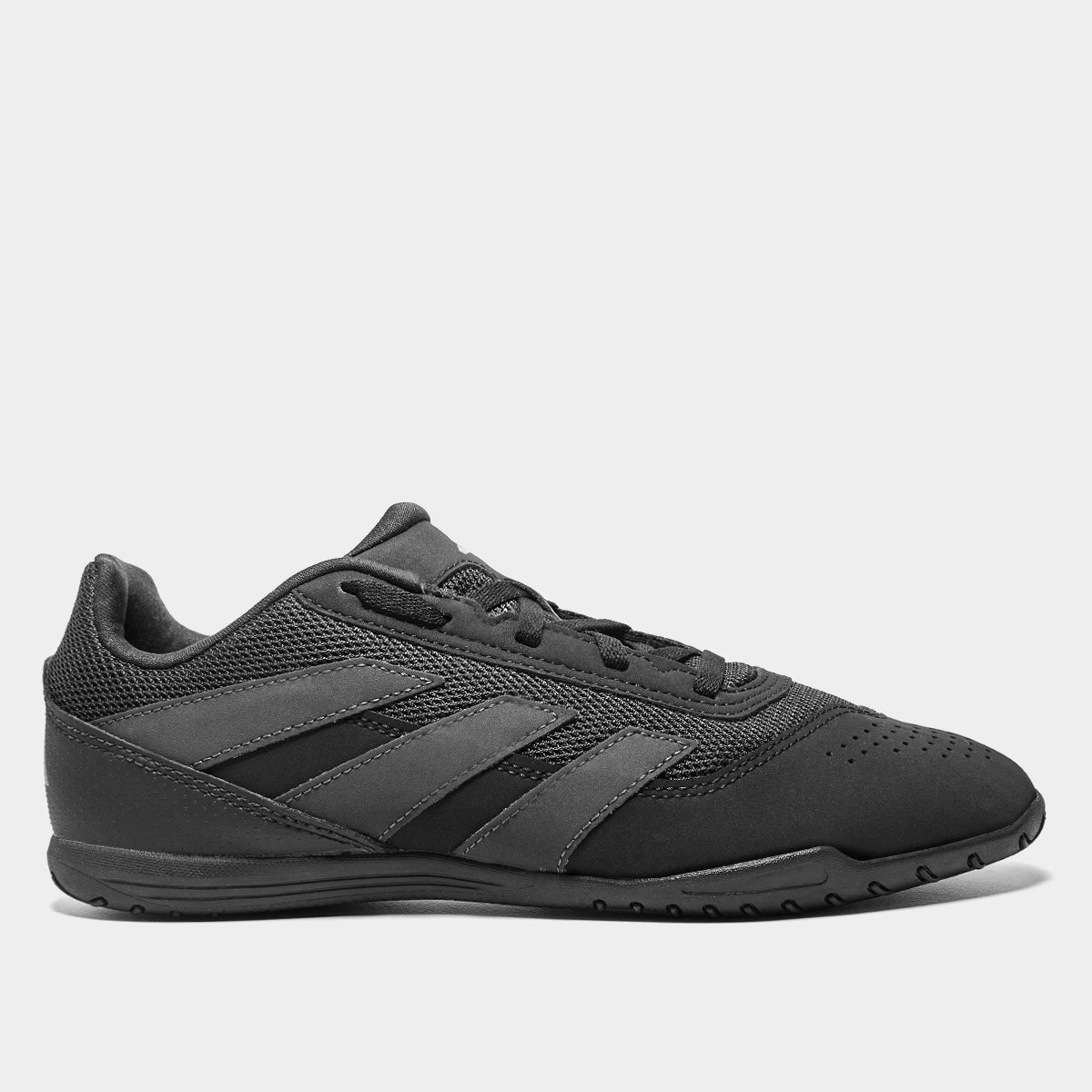 Miniatura Chuteira Futsal Adidas Predator 24 Club Unissex Preto+Chumbo - 44
