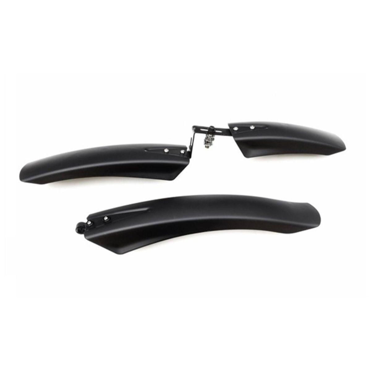 Miniatura Paralama Bike Mtb Nylon 3 Peças Com Suporte De Ferro