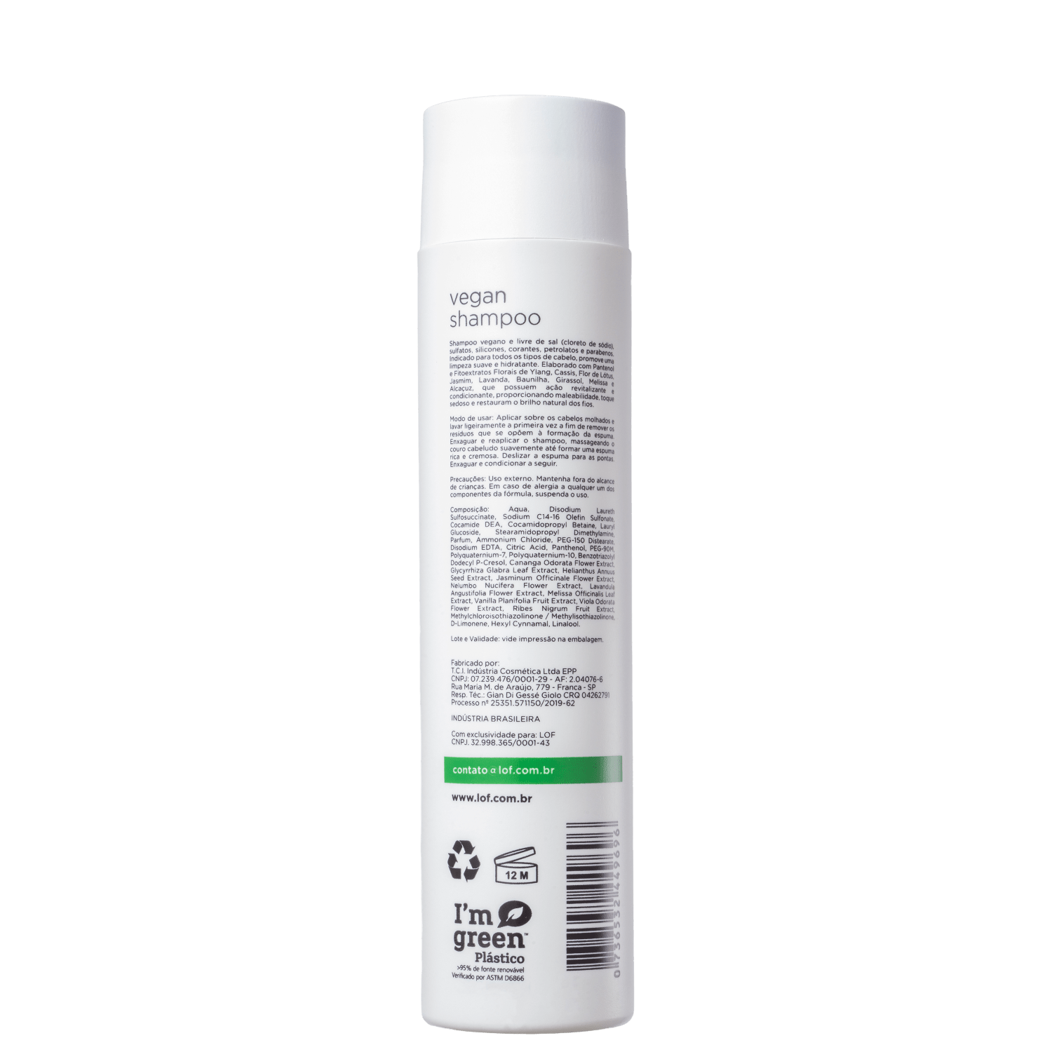 Miniatura LOF Professional Purifying Vegan - Shampoo 300ml