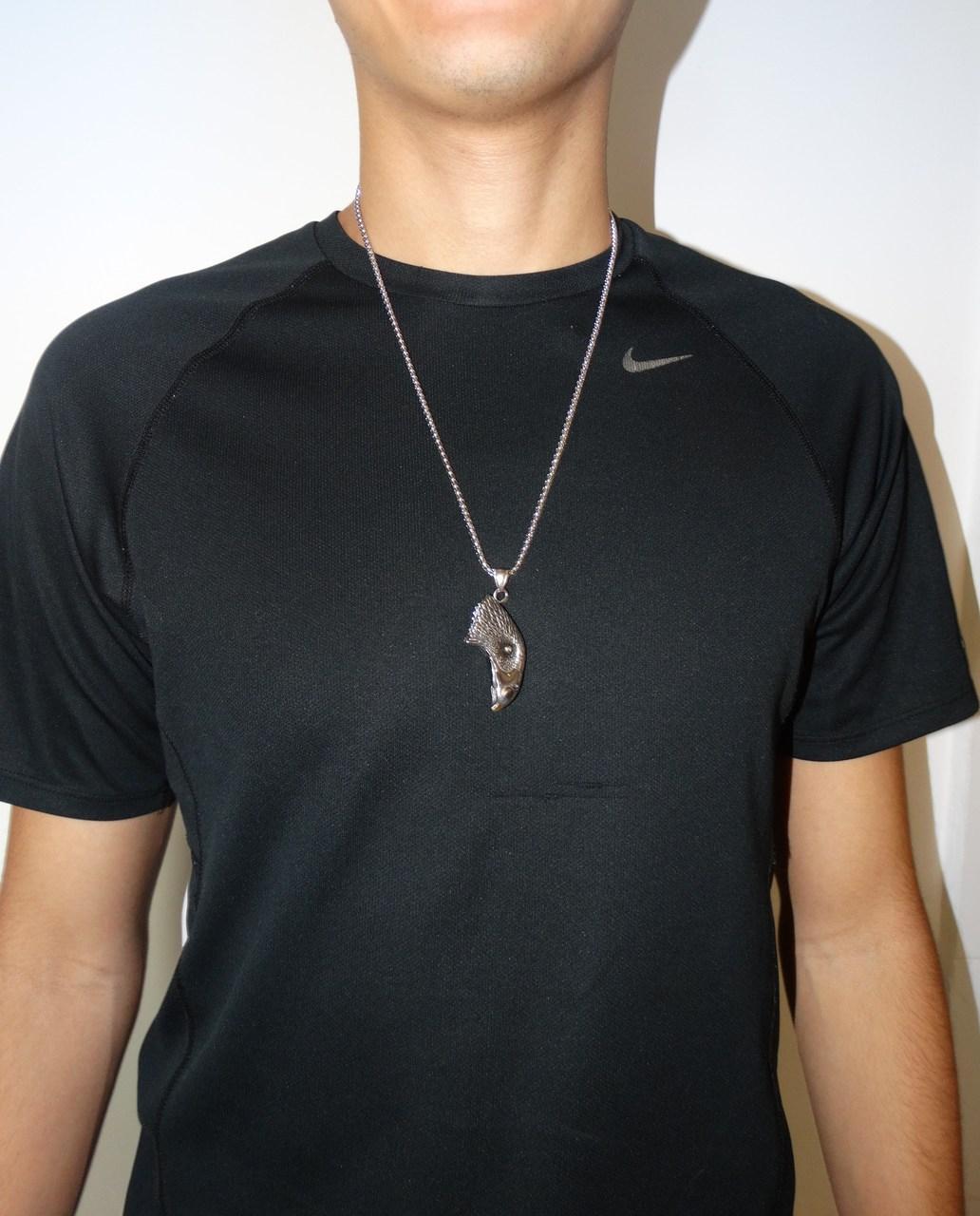 Miniatura Colar Masculino Pingente Gavião