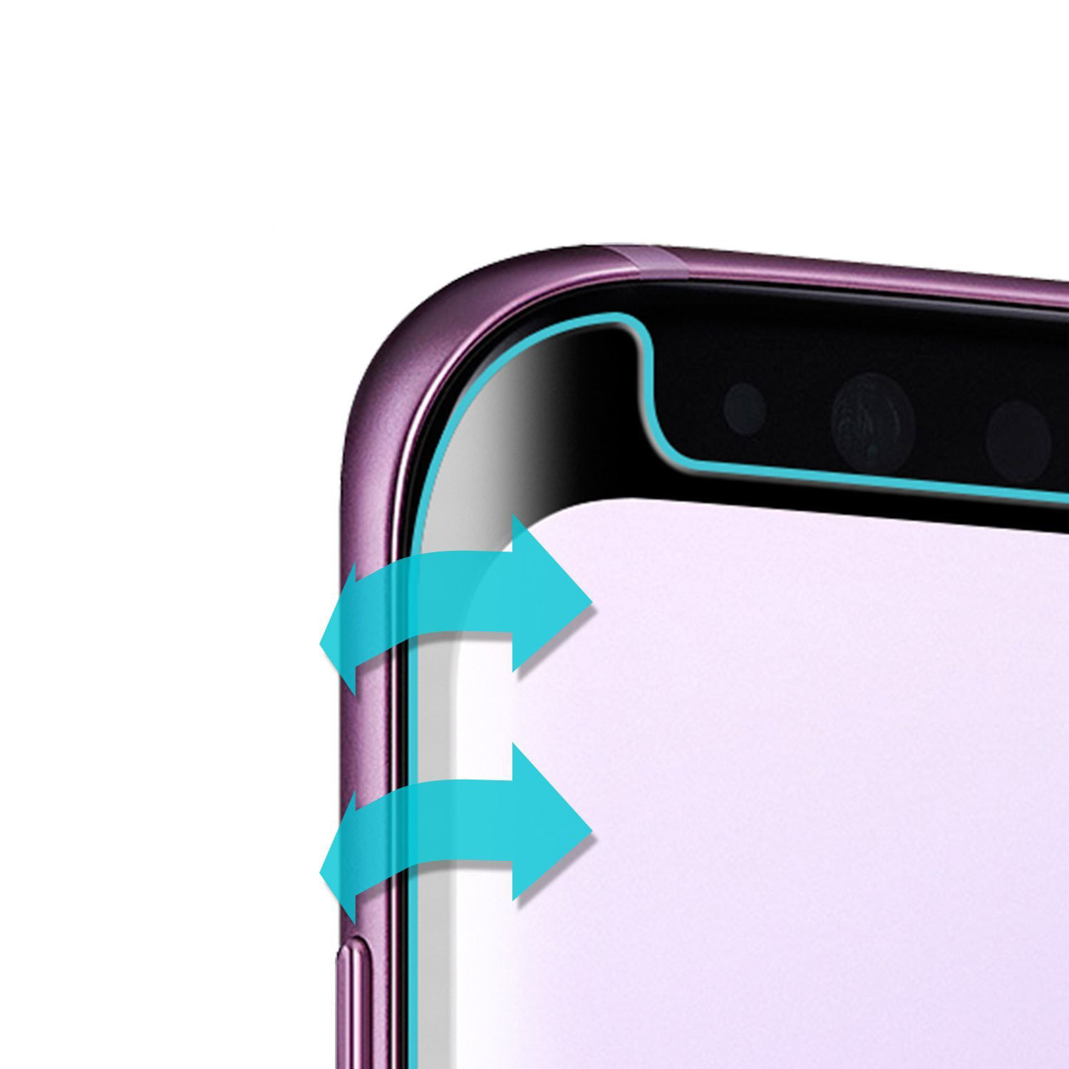 Miniatura Pelicula de Vidro Curva Samsung Galaxy S9 Plus G965