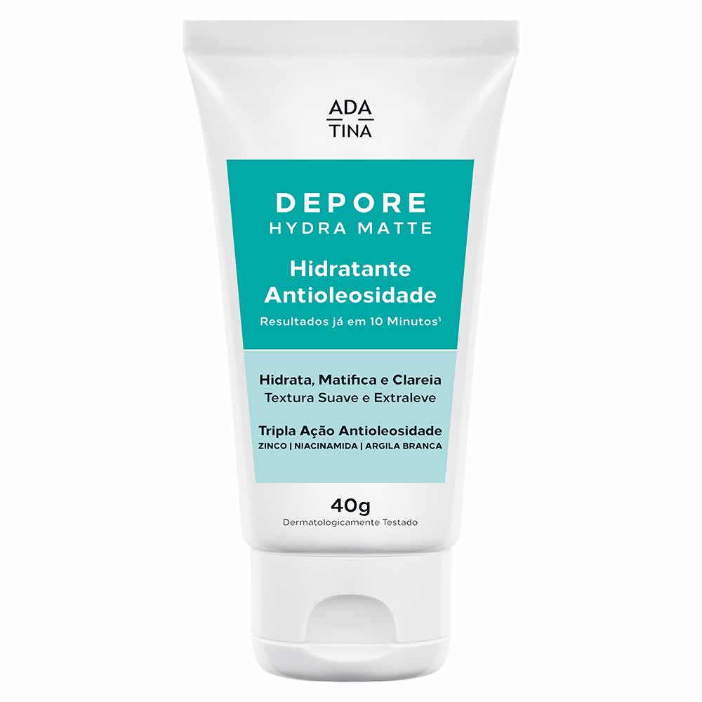 Miniatura Ada Tina Hidratante Antioleosidade Ultra Matificante Depore Hydra Matte 40g