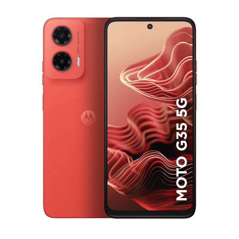 Miniatura Smartphone Motorola Moto G35 5G 256GB - Coral, 12GB RAM Boost, Câmera 50 MP + Selfie 16MP e Tela 6,7", Android 14