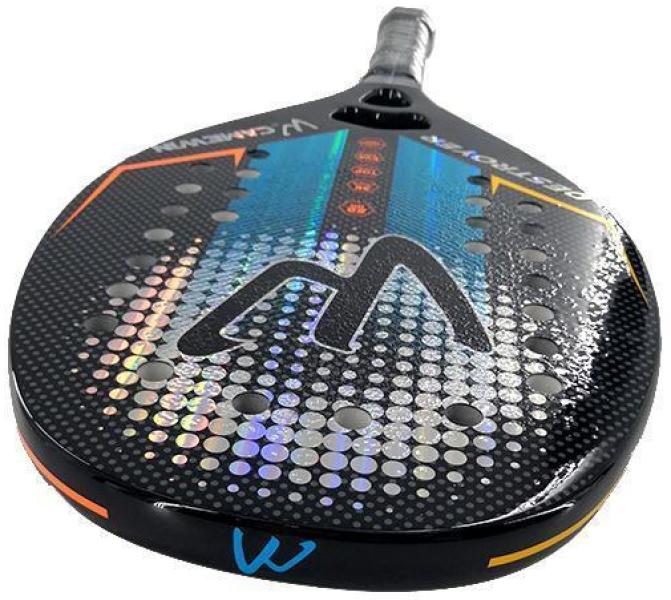 Miniatura Kit 2 Raquetes Beach Tennis Camewin 100% Fibra De Carbono 3K