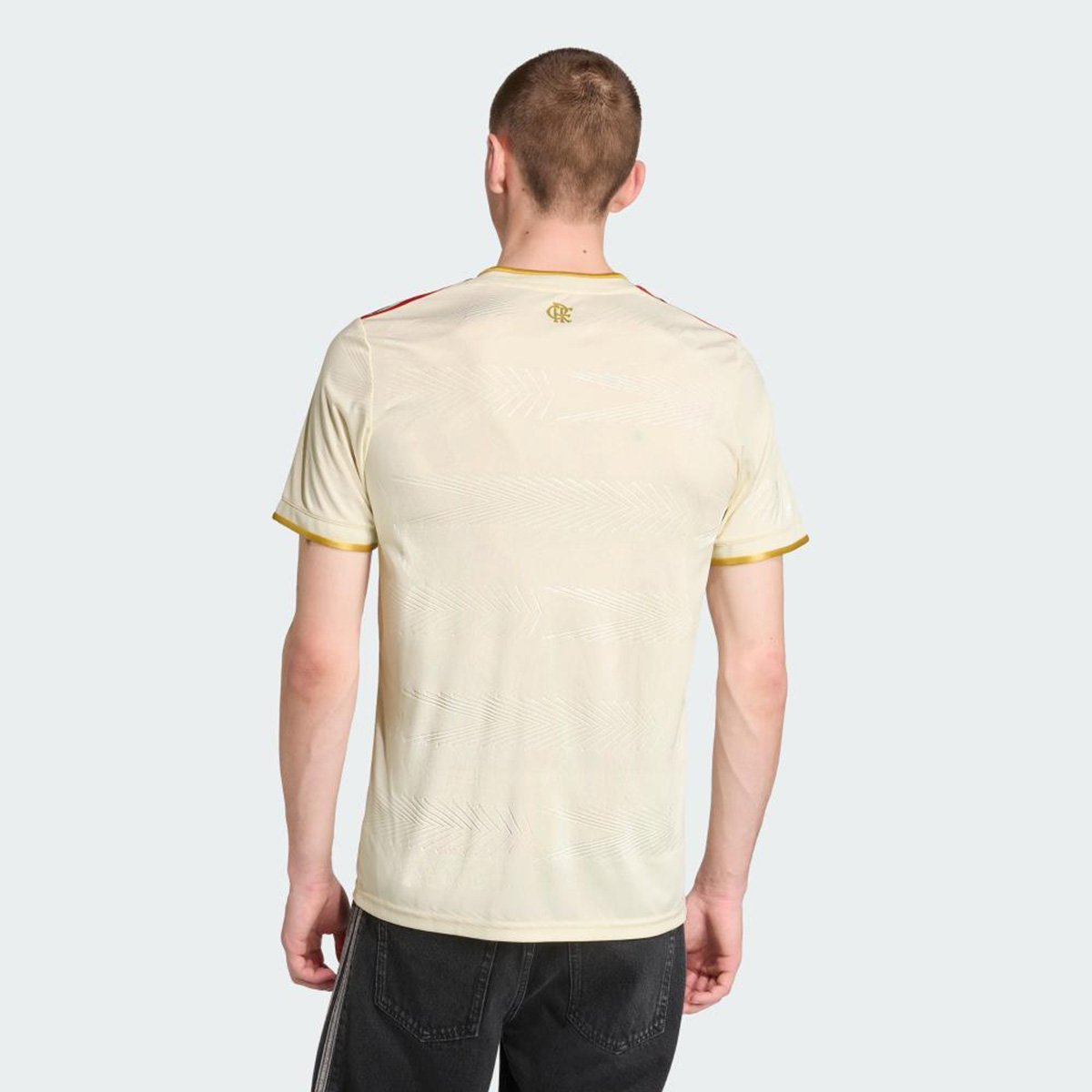 Miniatura Camisa Flamengo III 25/26 Torcedor Adidas Masculina Off White - EGG