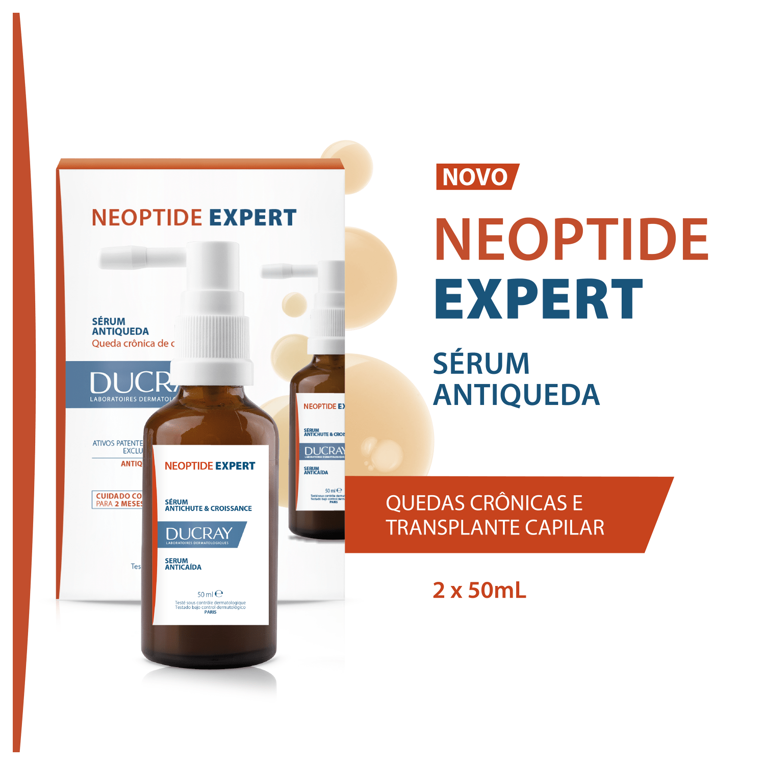 Kit Ducray Neoptide Expert Sérum Capilar Antiqueda (2 Unidades)